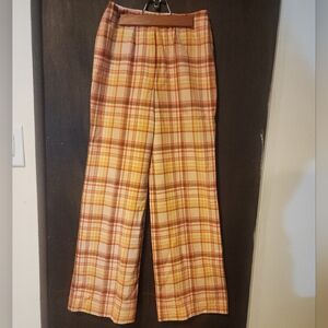 Vintage Young Pendleton Wool Plaid Pants